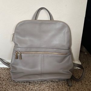 Gray backpack